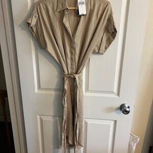 Ralph Lauren Tan Shirt Dress